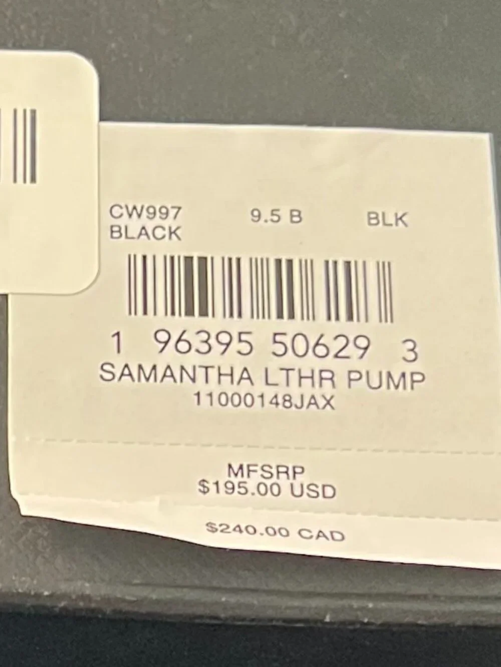 Coach Samantha Leather Pump NIB 9.5